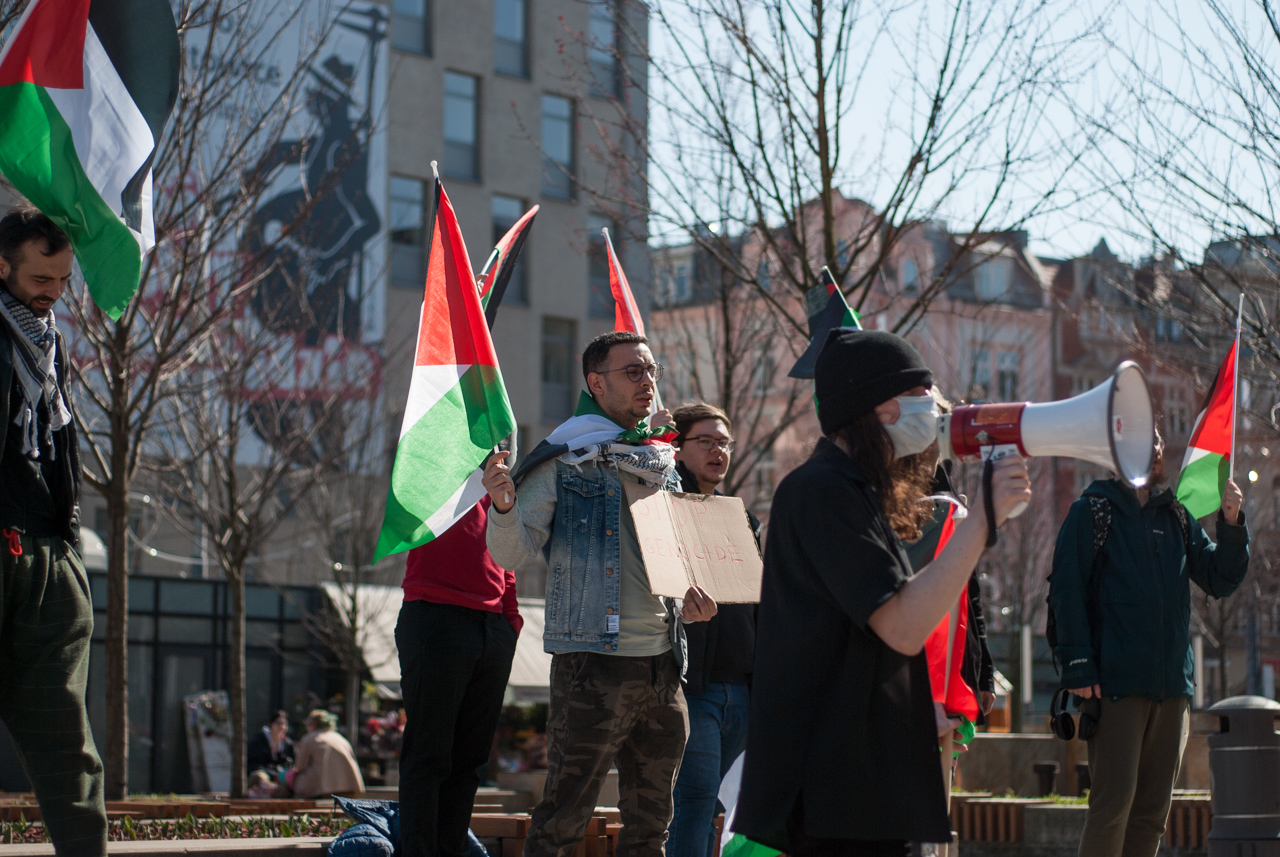 Wolna Palestyna! - sobotni protest na katowickim rynku 25