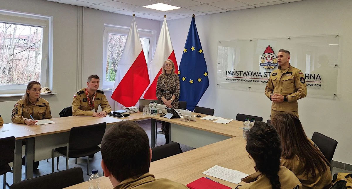 Szkolenie koordynatorów ds. dostępności w Komendzie Wojewódzkiej PSP w Katowicach