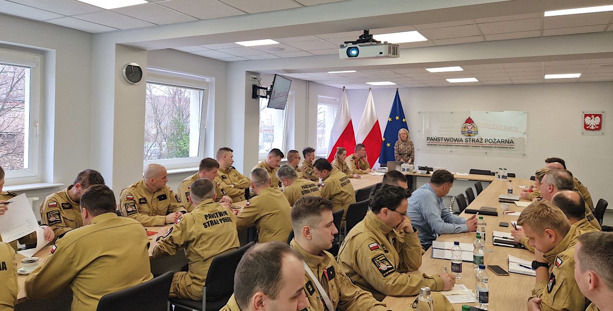 Szkolenie koordynatorów ds. dostępności w Komendzie Wojewódzkiej PSP w Katowicach