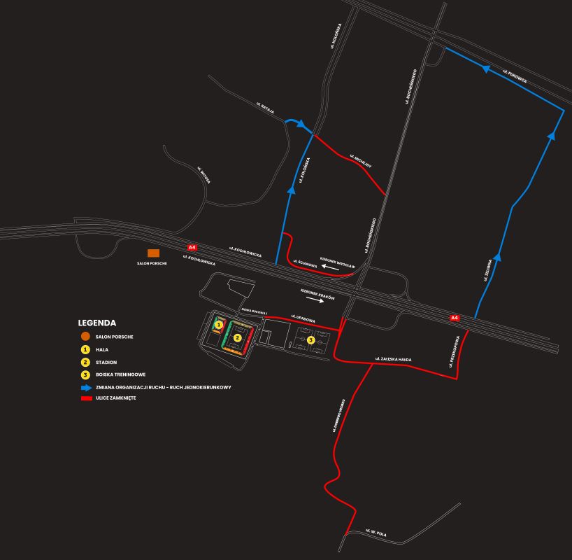 Jak dojechać na pierwszy mecz na Nowej Bukowej? Oto wszystkie możliwości
