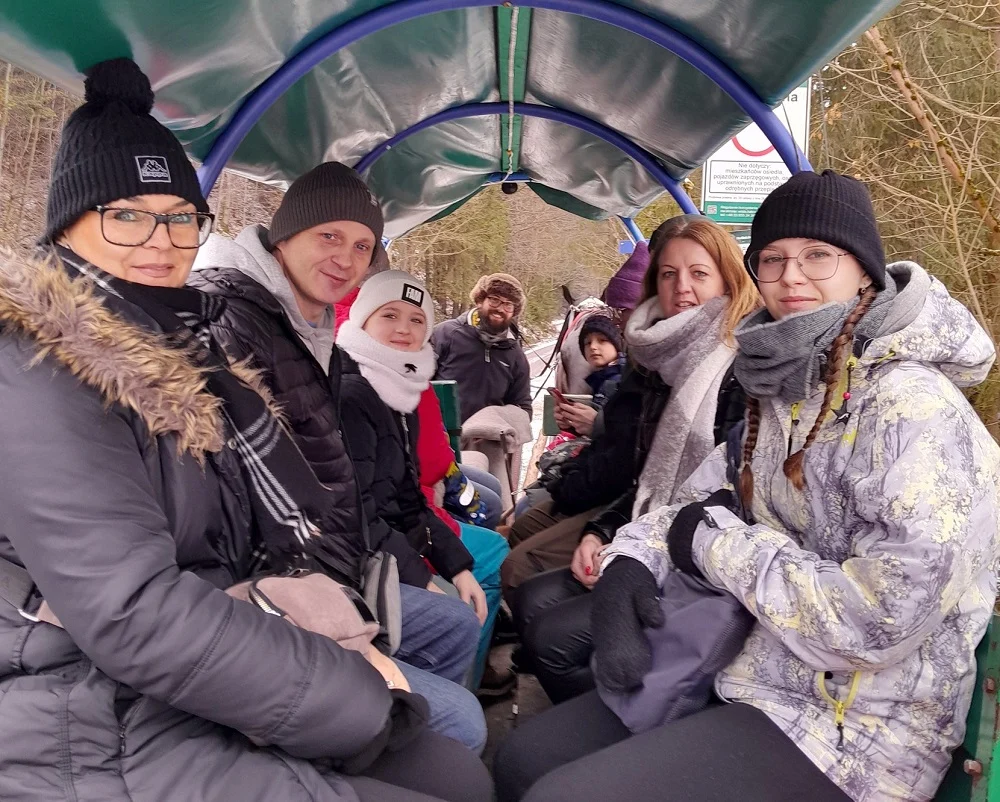 Kulig w Beskidach – MOSiR Żory zakończył ferie zimowe w wyjątkowym stylu [FOTO]