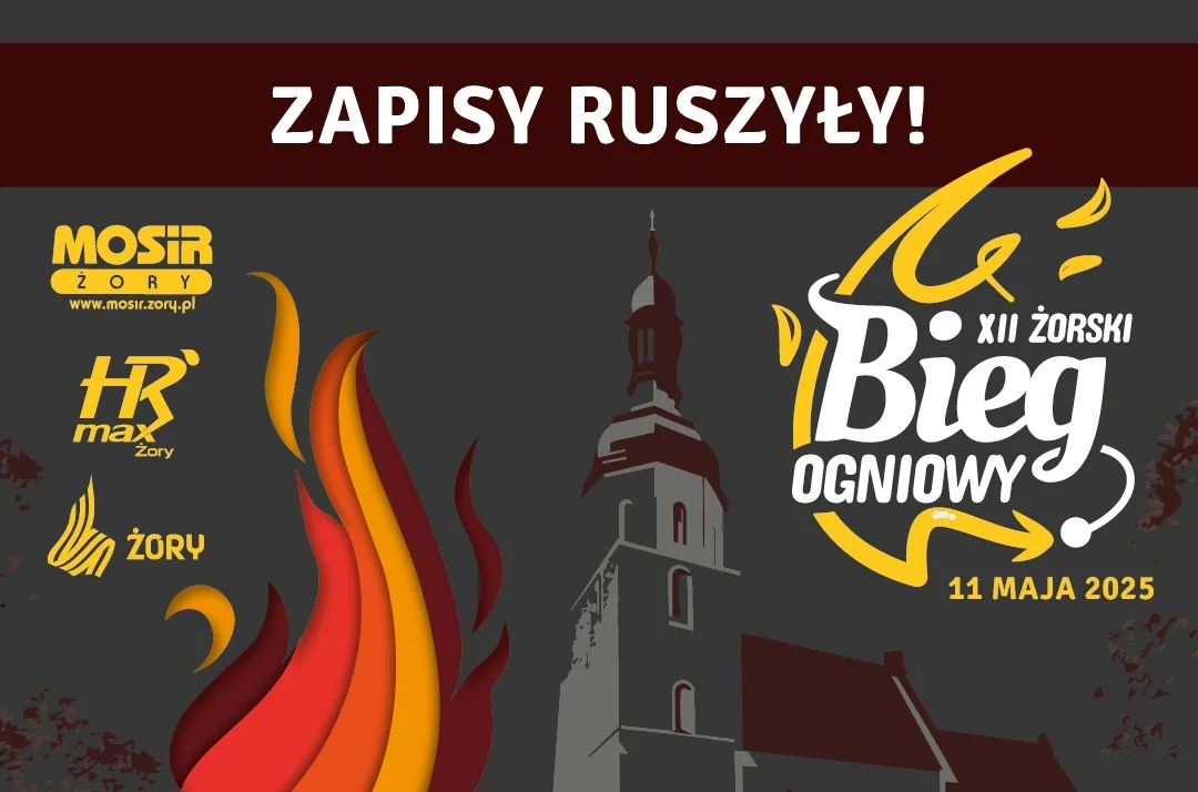 Trwają zapisy na XIII Żorski Bieg Ogniowy. Nocny bieg wraca 11 maja