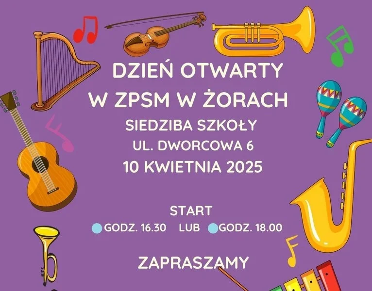Dzień Otwarty w żorskiej Szkole Muzycznej już 10 kwietnia