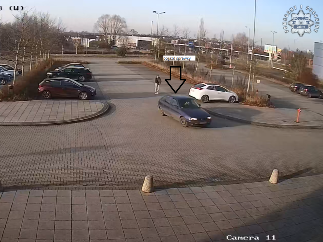 Zabrze: Uszkodził zaparkowane auto i uciekł. Policja szuka sprawcy