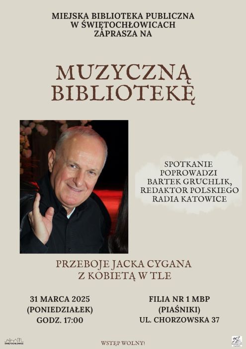 Przed nami kolejna odsłona Muzycznej Biblioteki w filii nr 1 MBP
