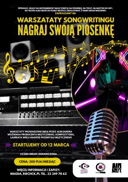 Od pomysłu do nagrania. Unikalne warsztaty muzyczne w Chorzowie!