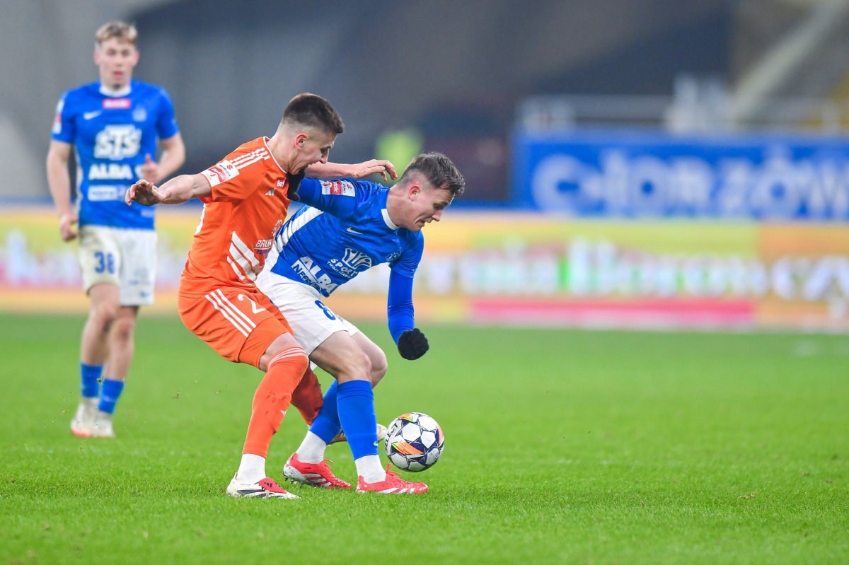 Ruch – Bruk-Bet 2:2: Niebiescy zremisowali z liderem 1. Ligi!