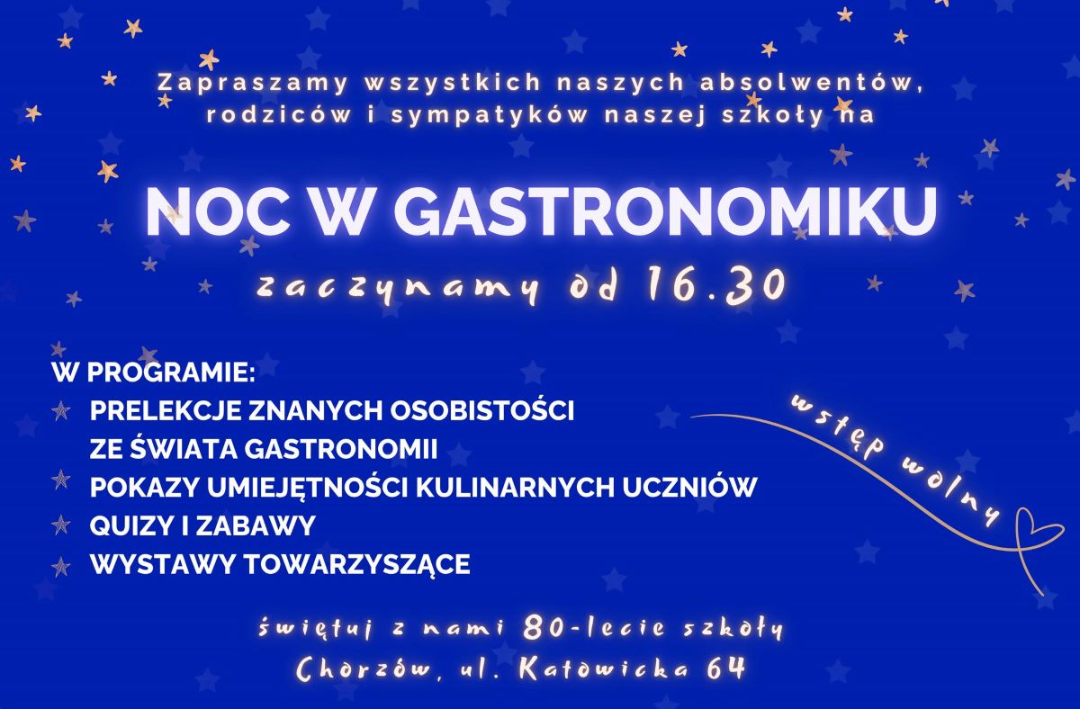 Noc w Gastronomiku już jutro! Sprawdźcie szczegóły