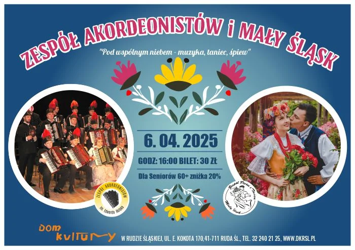 Wielki koncert w Bielszowicach! Mały Śląsk i Zespół Akordeonistów na jednej scenie