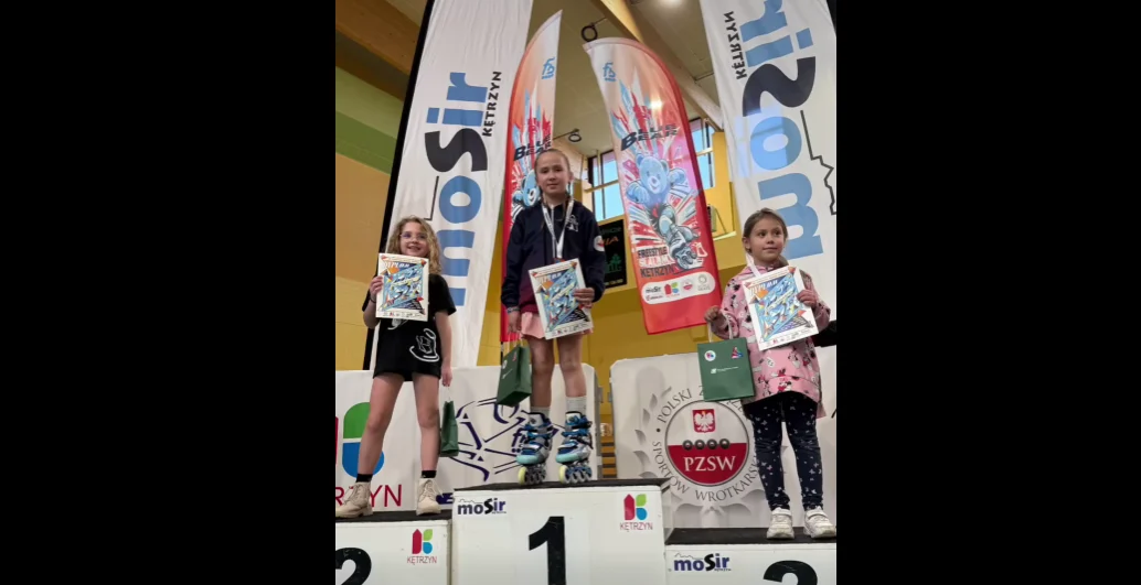 Alicja Krzyżak z dwoma medalami w jeździe na rolkach!