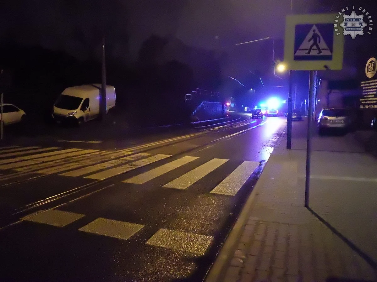 Tragiczny wypadek w Świętochłowicach. Nie żyje 44-letni pieszy