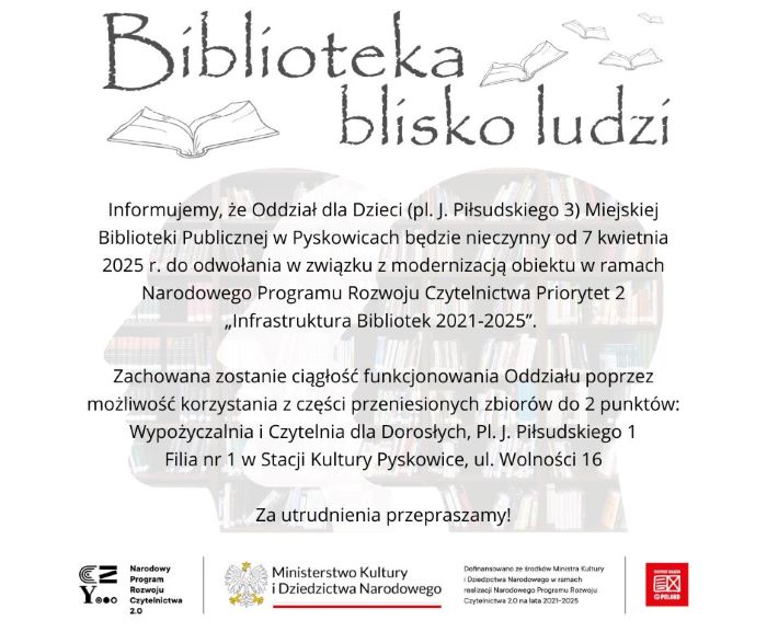Siedziba główna biblioteki jak nowa. Teraz czas na Oddział dla Dzieci