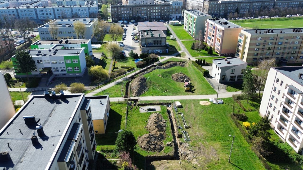 W Pyskowicach trwa modernizacja sieci ciepłowniczej