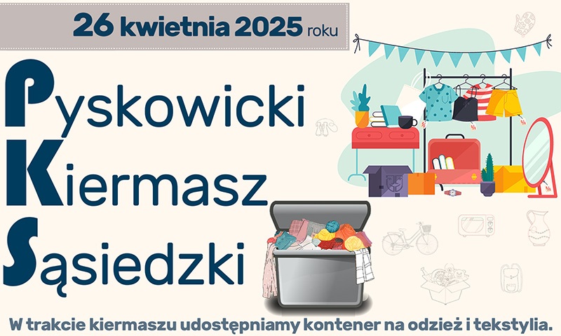 Kolejny Pyskowicki Kiermasz Sąsiedzki już 26 kwietnia!