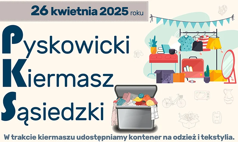 Kolejny Pyskowicki Kiermasz Sąsiedzki już 26 kwietnia!