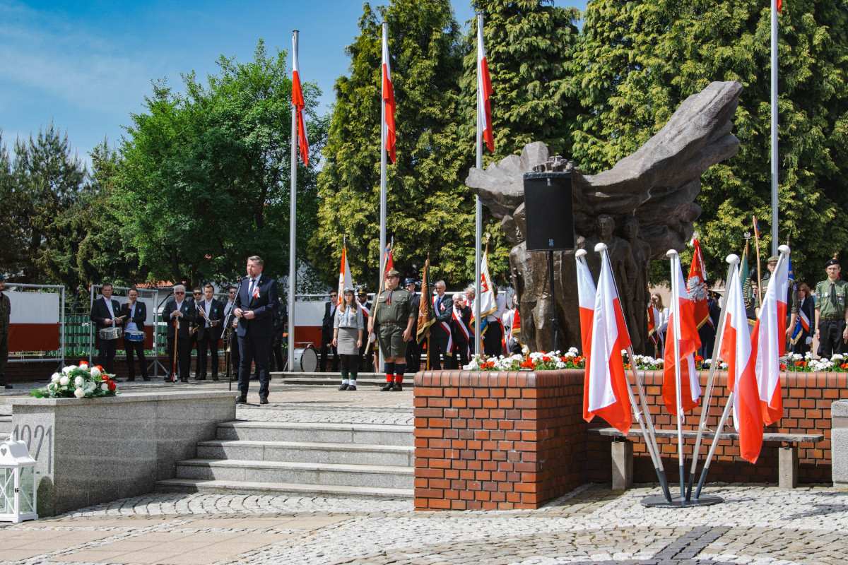 Święto Konstytucji 3 Maja: Uroczystości w Wodzisławiu Śląskim