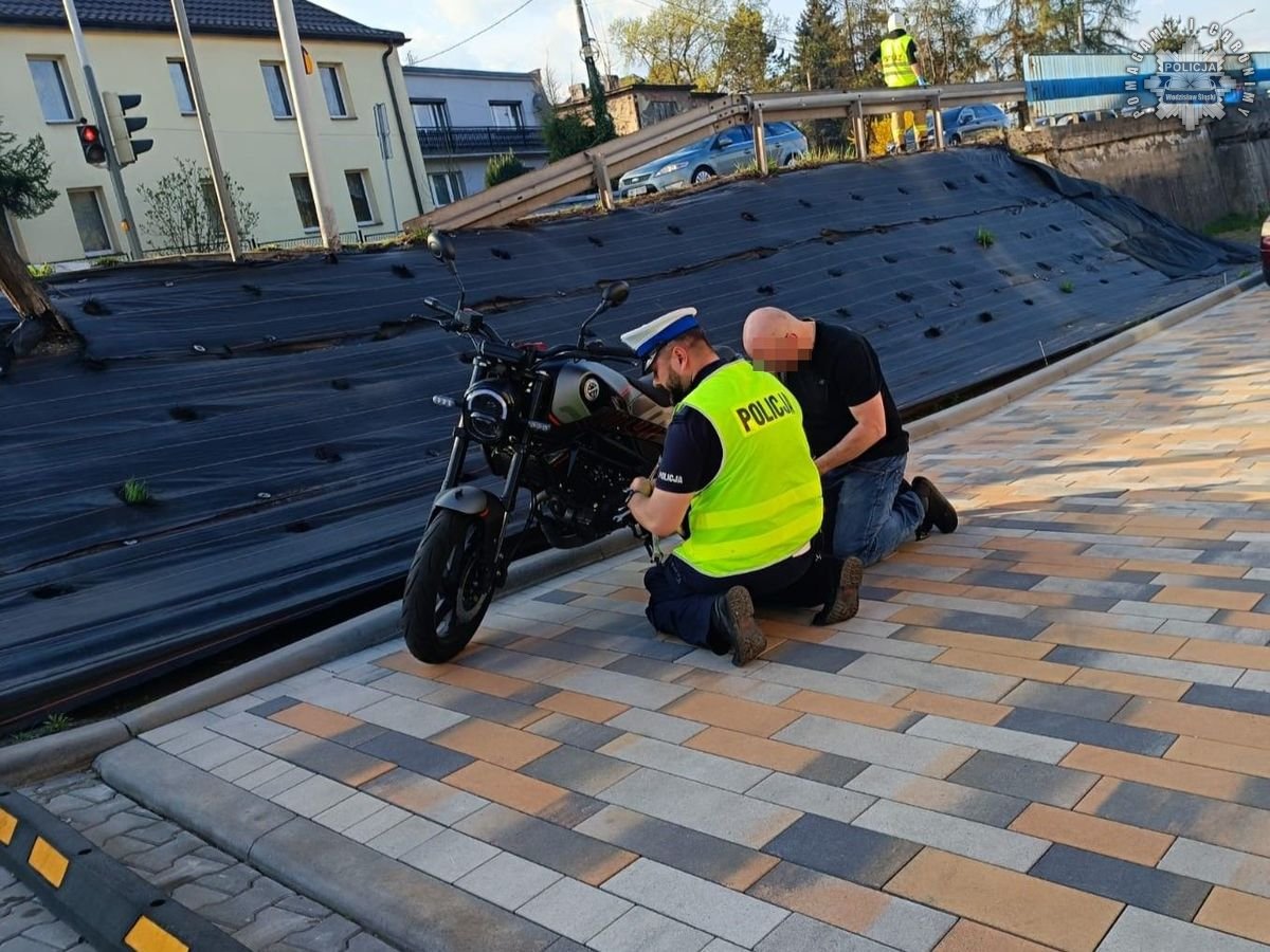 Groźny incydent z motocyklistką w Radlinie: szybka reakcja służb