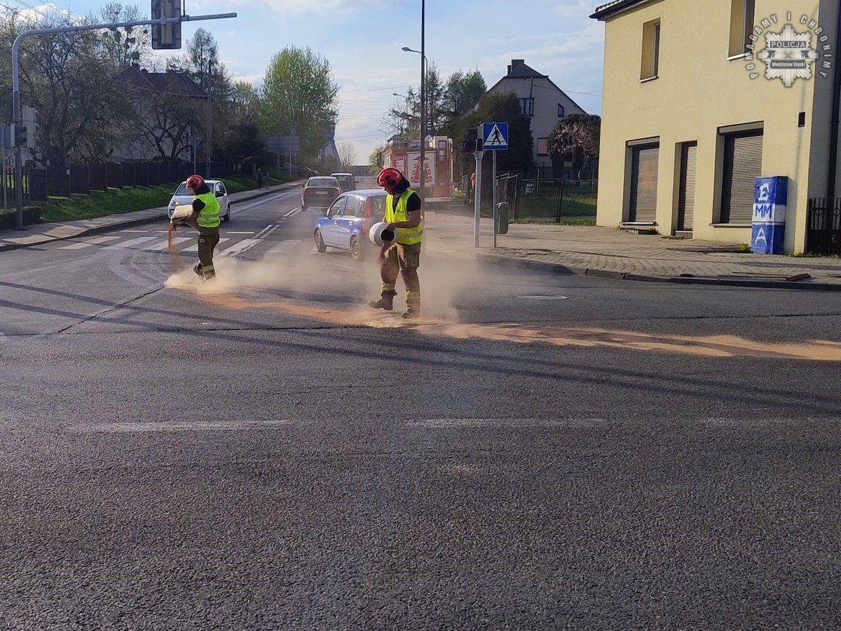 Groźny incydent z motocyklistką w Radlinie: szybka reakcja służb