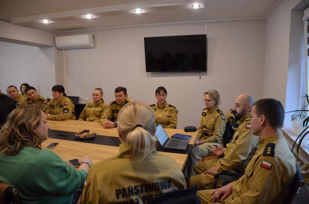 Spotkanie koordynatorów prewencji społecznej PSP w CMP / fot. CMP