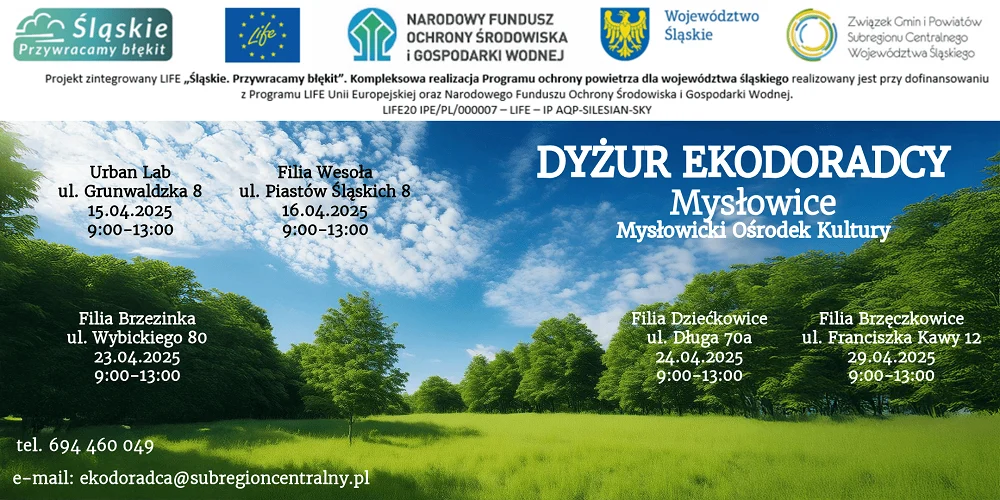 Ekodoradca w Mysłowicach – skorzystaj z bezpłatnych konsultacji!