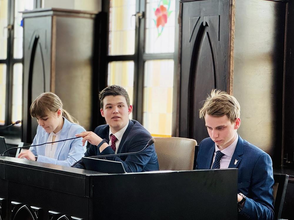 III sesja Młodzieżowej Rady Miasta / fot. UM Mysłowice