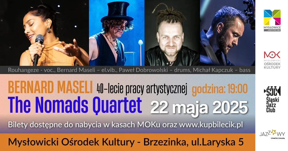 Bernard Maseli z jubileuszowym koncertem w Mysłowicach już 22 maja