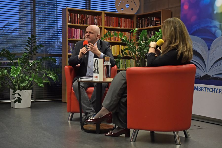 Portrety Literackie Paweł Kowal / fot. MBP Tychy