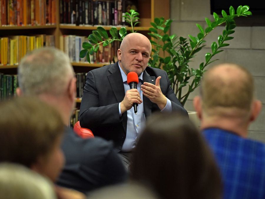 Portrety Literackie Paweł Kowal / fot. MBP Tychy