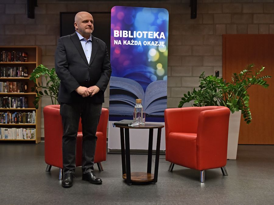 Portrety Literackie Paweł Kowal / fot. MBP Tychy