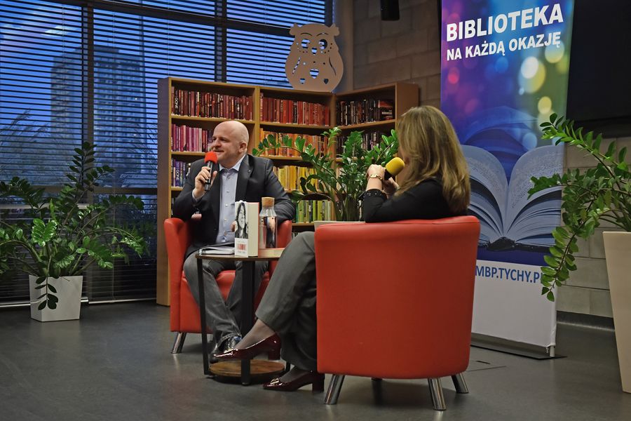 Portrety Literackie Paweł Kowal / fot. MBP Tychy