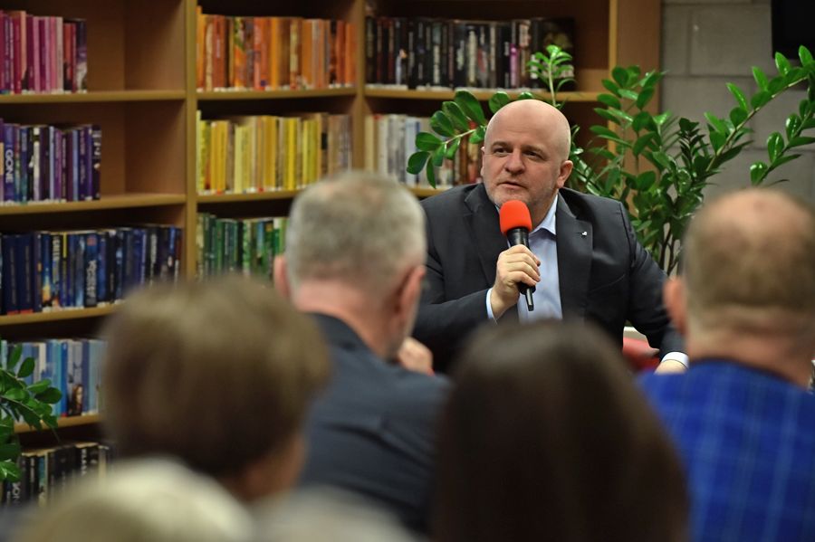 Portrety Literackie Paweł Kowal / fot. MBP Tychy