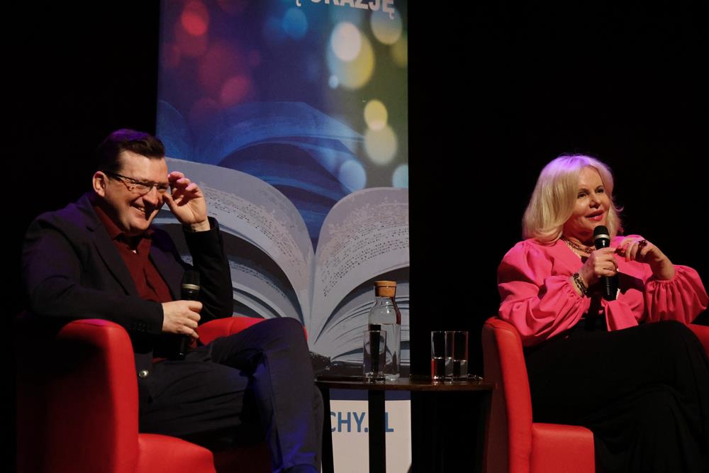 Spotkanie z Joanną Kurowską / fot. MBP Tychy