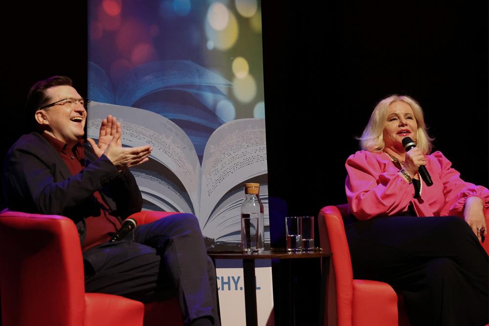 Spotkanie z Joanną Kurowską / fot. MBP Tychy