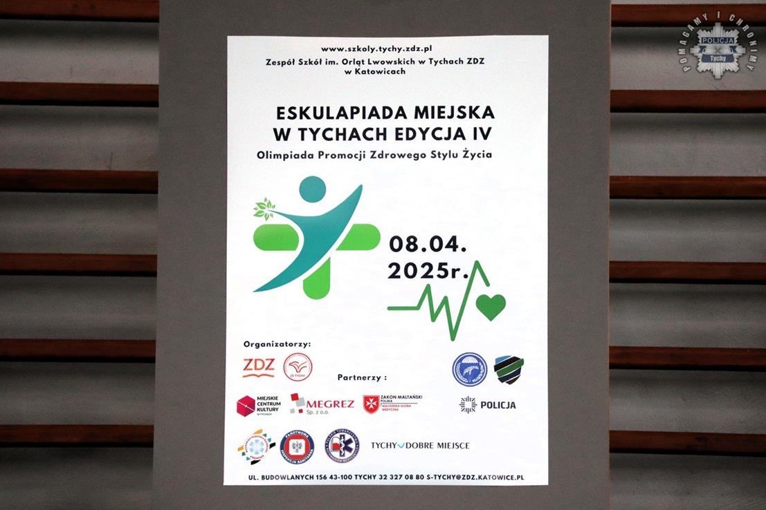 Eskulapiada Miejska 2025 – młodzież Tychów promuje zdrowie i pierwszą pomoc