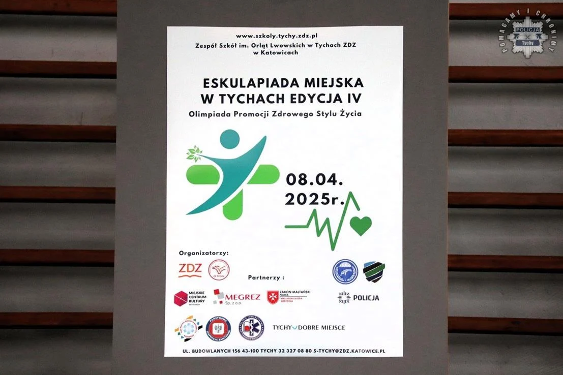Eskulapiada Miejska 2025 – młodzież Tychów promuje zdrowie i pierwszą pomoc