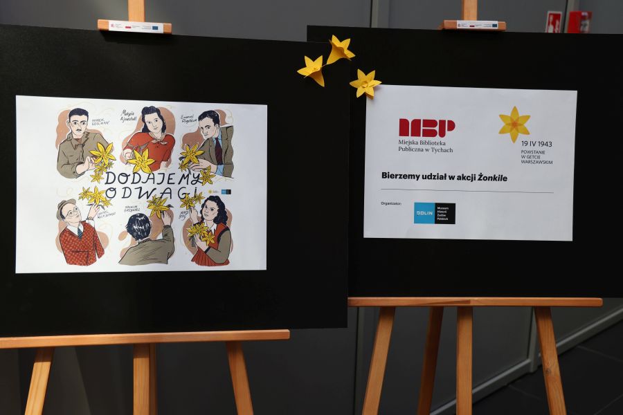 Tychy w akcji „Żonkile” – upamiętnienie 82. rocznicy powstania w getcie warszawskim