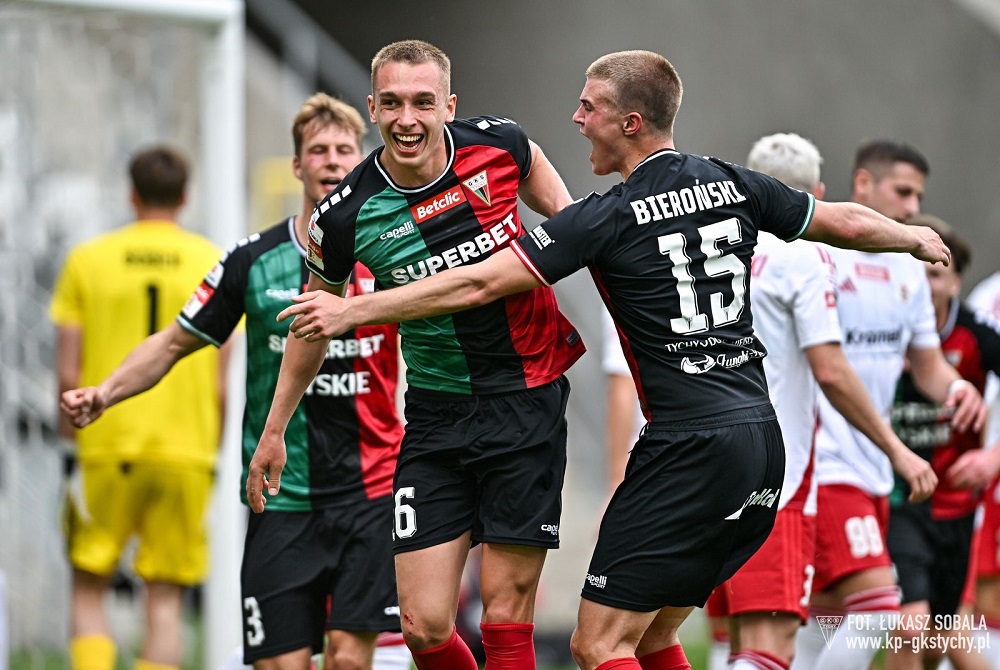 GKS Tychy pokonuje ŁKS Łódź 3:1 w meczu pełnym emocji