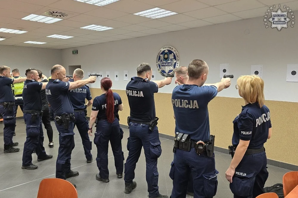 Mysłowiccy policjanci doskonalili umiejętności w posługiwaniu się bronią