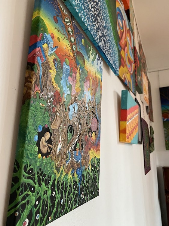 Wystawa malarstwa Adama Świerca / fot. DDK Piekary Śląskie