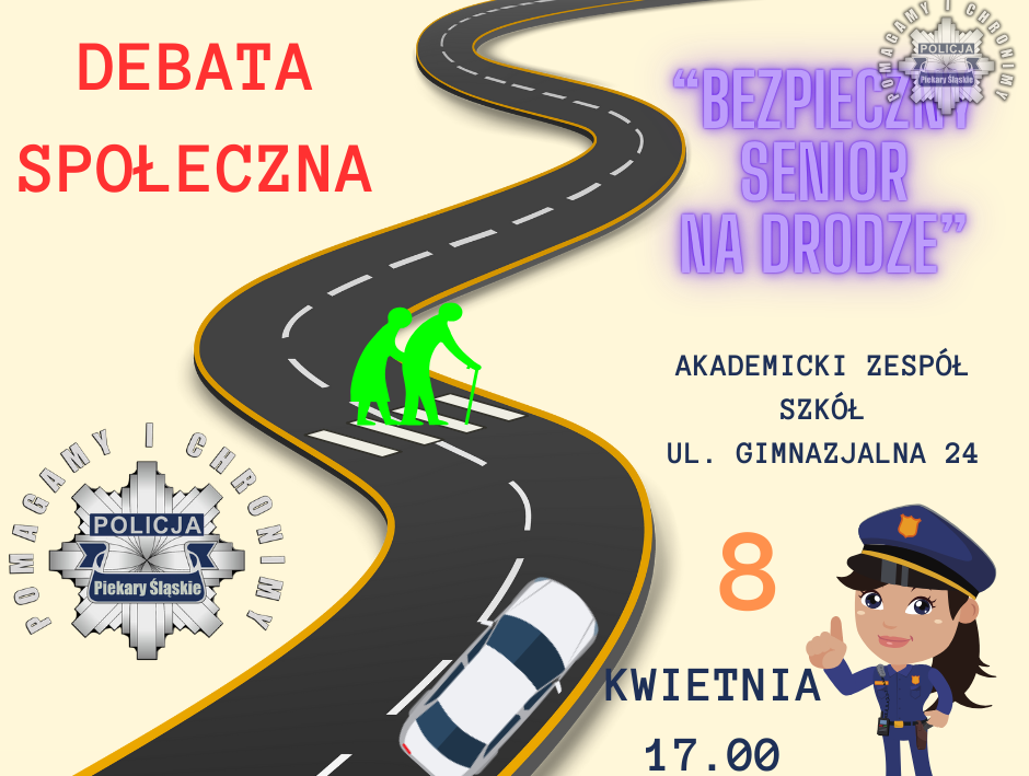 Bezpieczny senior na drodze – debata społeczna w Piekarach Śląskich