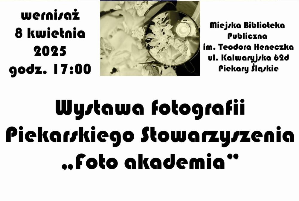 Zanurz się w fotografii – wystawa „Odbicia” w Piekarskiej Bibliotece Centralnej