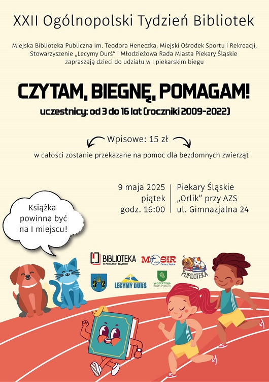 I piekarski bieg „Czytam, biegnę, pomagam!” – ruszają zapisy