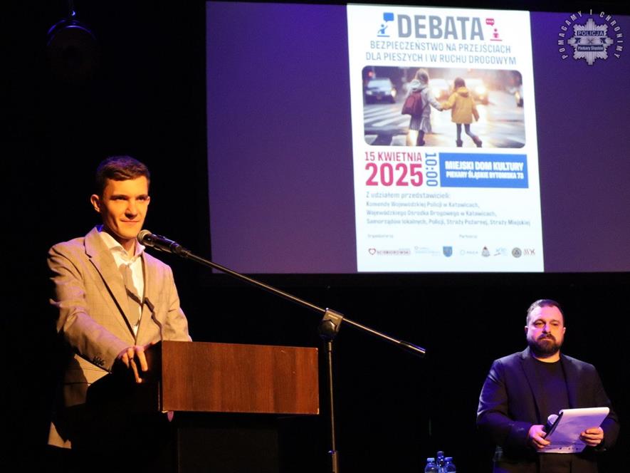 Debata społeczna o bezpieczeństwie drogowym / fot. KMP Piekary Śląskie
