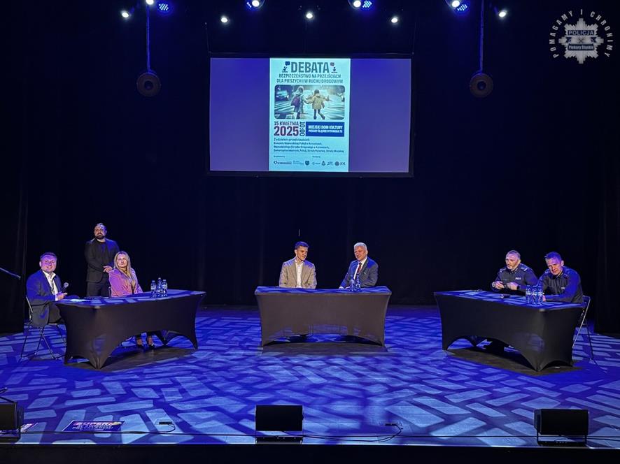 Debata społeczna o bezpieczeństwie drogowym / fot. KMP Piekary Śląskie