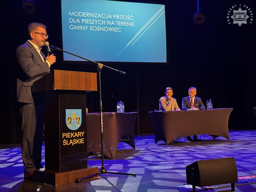 Debata społeczna o bezpieczeństwie drogowym / fot. KMP Piekary Śląskie