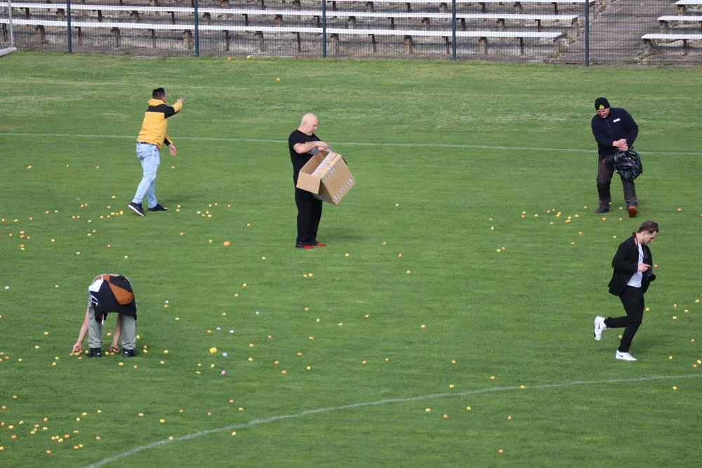 Wielkanocne zbieranie jajek na stadionie MOSiR / fot. MOSiR Piekary Śląskie
