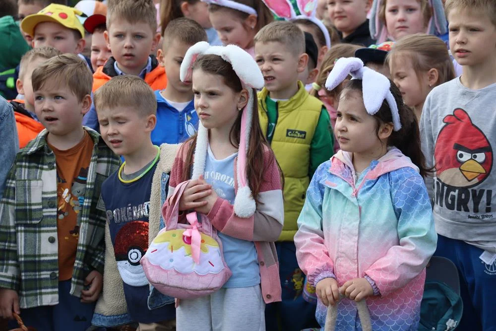 Wielkanocne zbieranie jajek na stadionie MOSiR / fot. MOSiR Piekary Śląskie