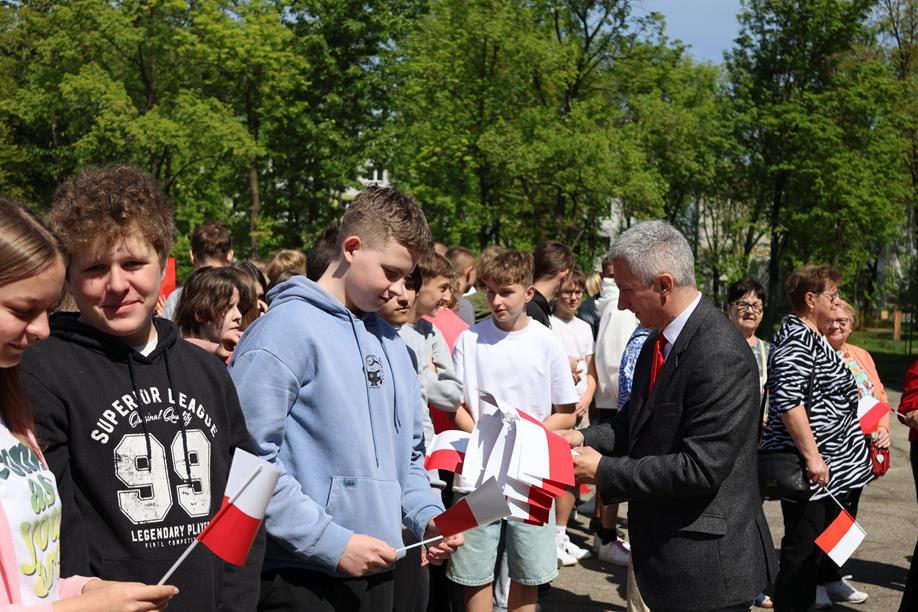 „Żywa Flaga” w Piekarach Śląskich / fot. UM Piekary Śląskie