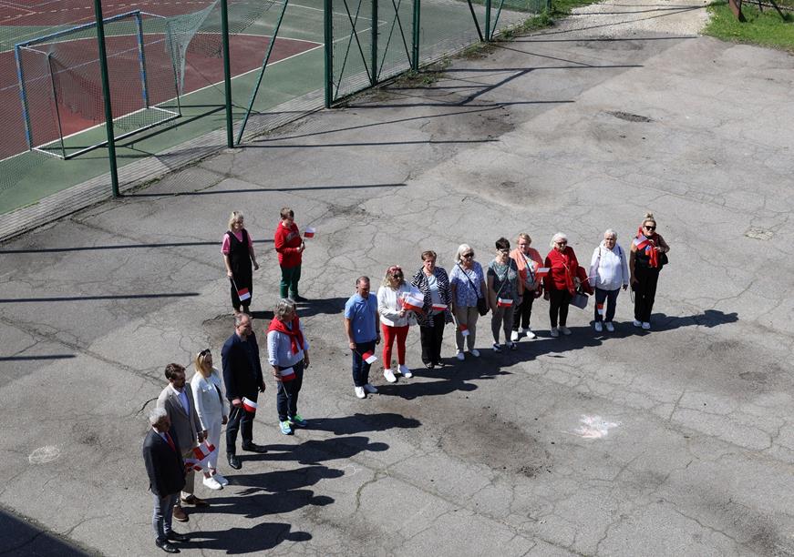 „Żywa Flaga” w Piekarach Śląskich / fot. UM Piekary Śląskie