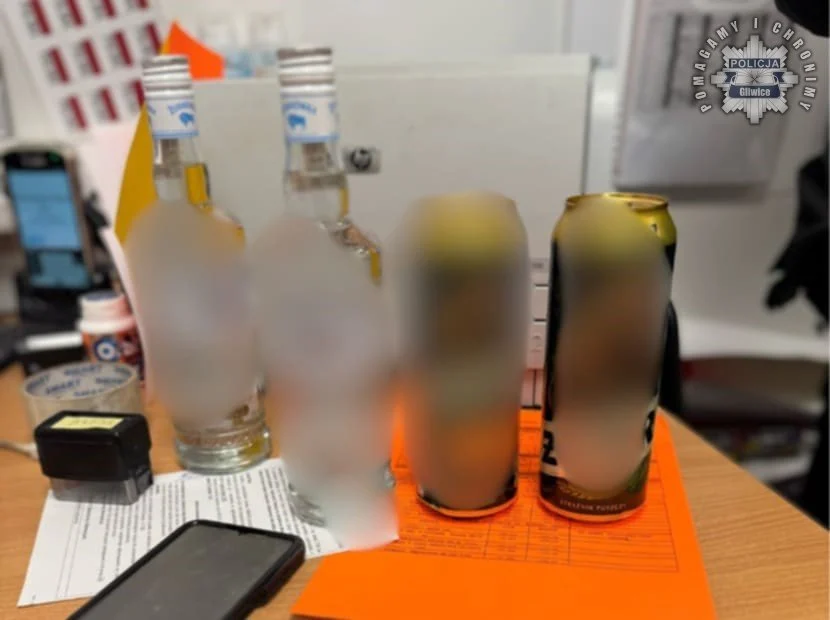 Gliwiccy mundurowi podczas rutynowego patrolu złapali złodzieja sklepowego